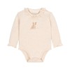 Beige body met leeuwin - Bodysuit long sleeves vanilla melee